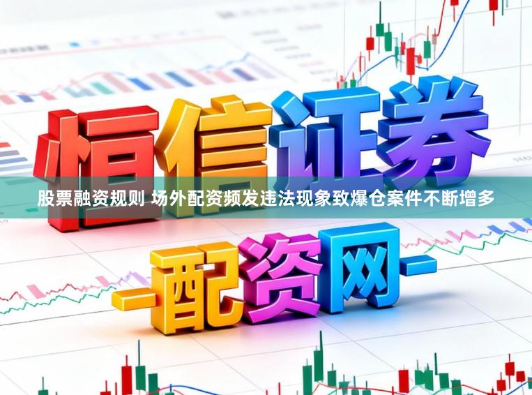 股票融资规则 场外配资频发违法现象致爆仓案件不断增多